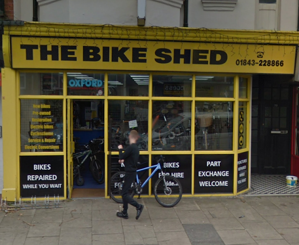 The Bike Shed Bicycle store in Margate