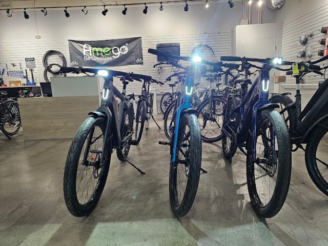 Amego EV - E-Bikes & Electric Bicycles Calgary - Aventon, Cannondale, NCM, Stromer - RIDE Bikes & Ski Service Electric bicycle store in Calgary Alberta