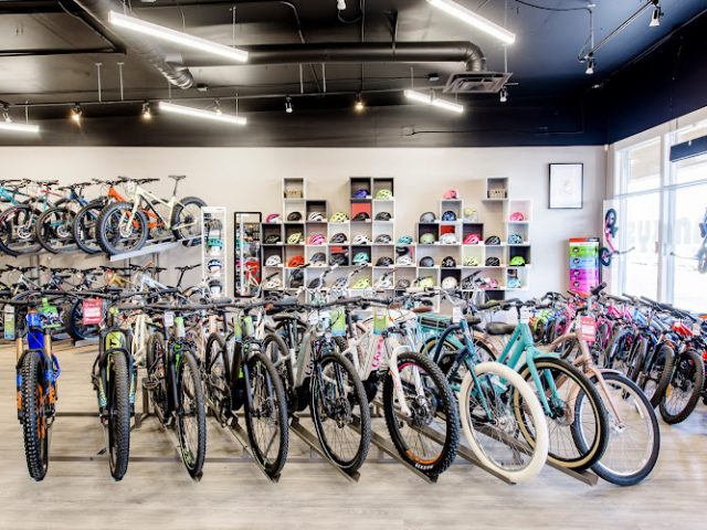 Cranky's Bike Shop Riverbend Square Bicycle store in Edmonton Alberta