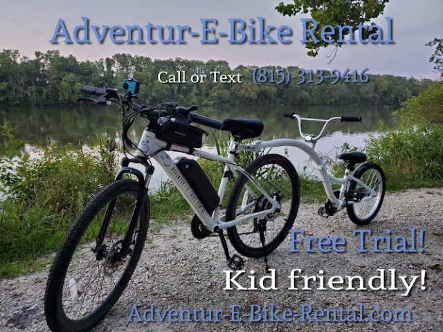 Adventur-E-Bike Rental LLC Bicycle rental  service in North Utica,IL