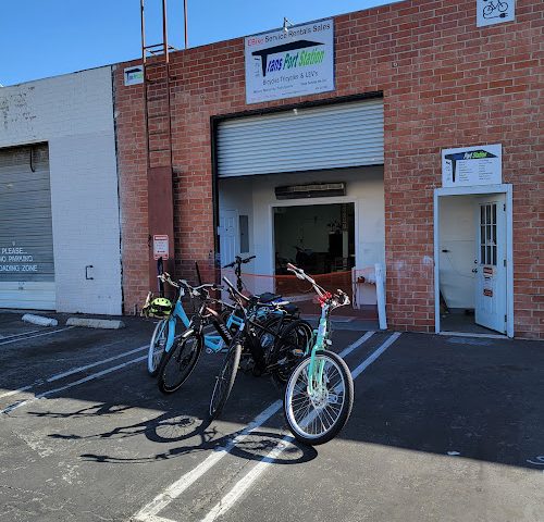 Trans Port Station Bicycle repair shop in
  Los Angeles,California