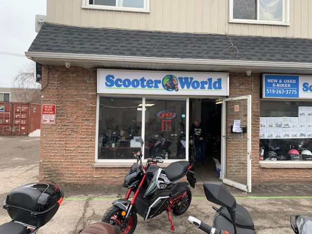 Scooter World Cambridge Electric bicycle store in Cambridge Ontario